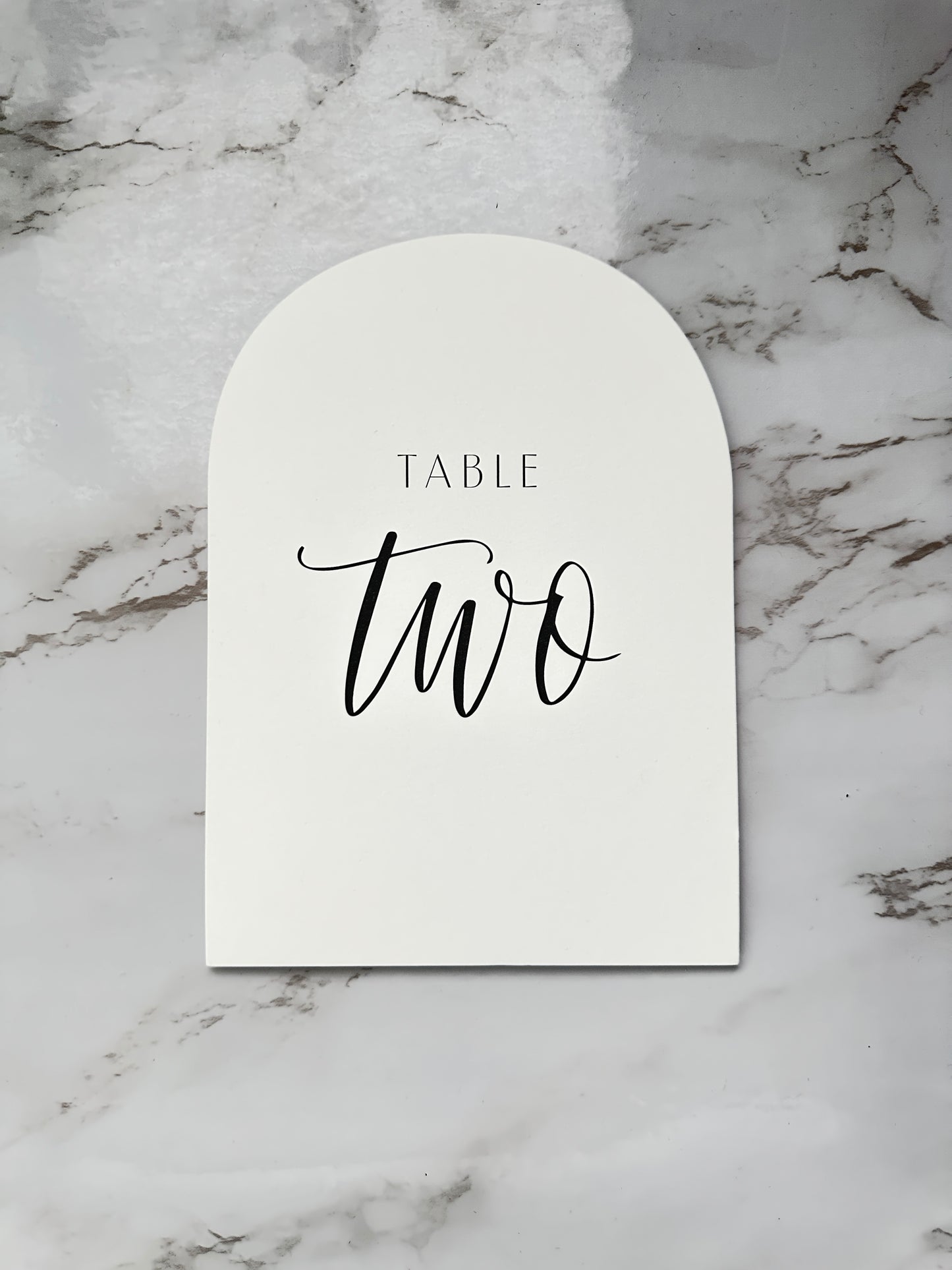 ARCH TABLE NUMBERS