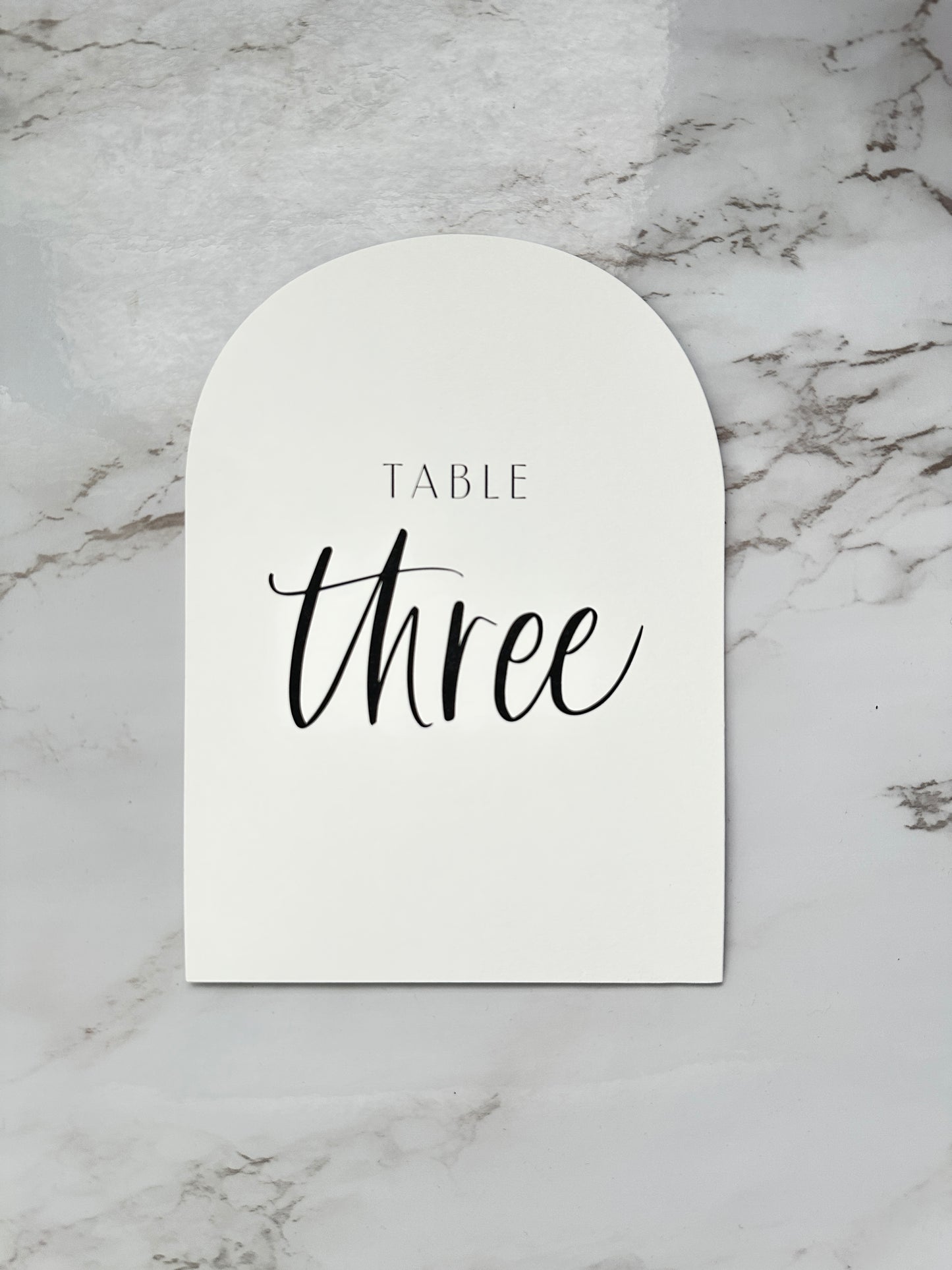 ARCH TABLE NUMBERS