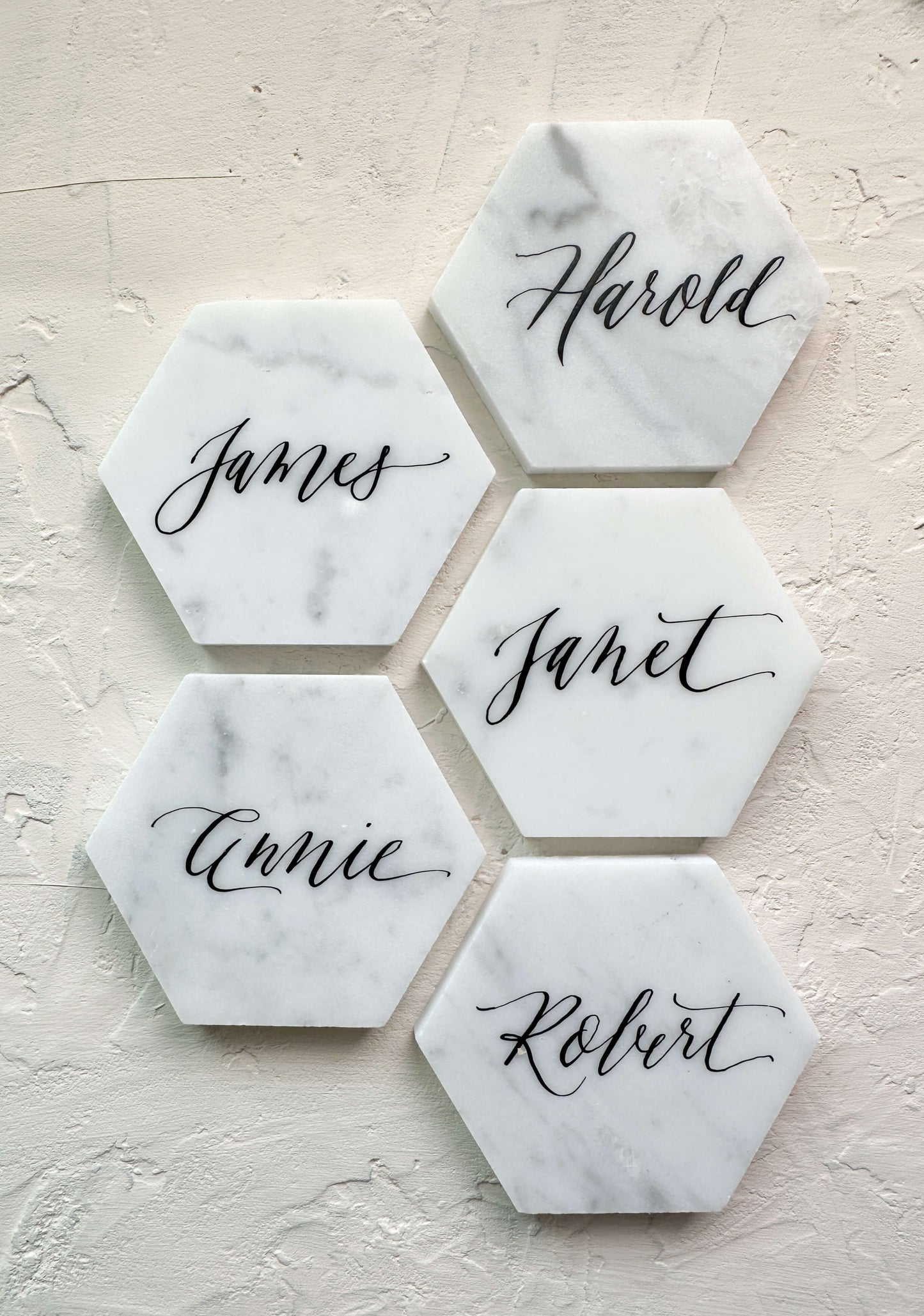 MARBLE ESCORT CARDS